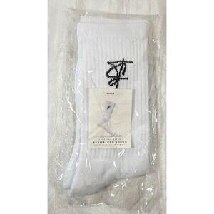 Free the Sheep Premium Bamboo Skywalker Socks - Marble White